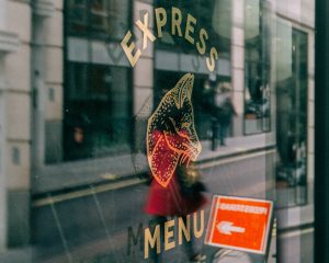 Engaging window graphics for business