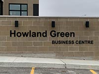 Howland Green Business Centre Made by Insight Signs & Graphics in Toronto, ON